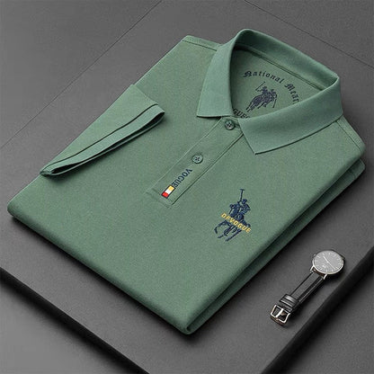 Camisa Polo Vogue Bordada Coreana Original (¡Recibe un Reloj Minimalista de Regalo!)