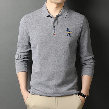 Camisa Larga Polo Vogue Con Bordado Coreano Original (Te Regalan Un Reloj Minimalista)